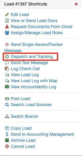 Trucker Tools' Load Track - InMotion Global, Inc